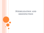 Ch 10. Sterilization and Disinfection