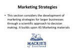 Marketing Strategies File