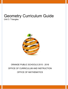 Unit Overview - Orange Public Schools