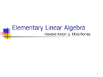 Elementary Linear Algebra