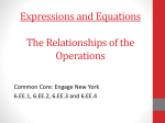 Use Properties of Operations to Generate Equivalent Expression