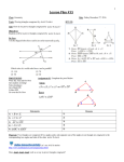 Geometry Fall 2011 Lesson 17 (S.A.S. Postulate)