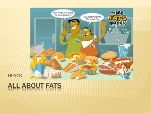 All About Fats