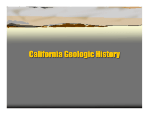 California Geologic History