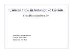 Current Flow in Automotive Circuits