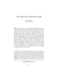 The Other One-Third of the Globe