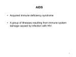 Physiological Factors in ill health (HIV / AIDS)