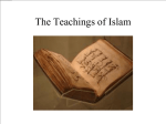 The Teachings of Islam