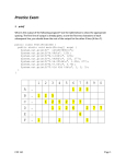 Practice Final Exam Solution