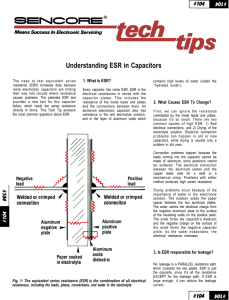 Understanding ESR in Capacitors