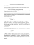 Simultaneous equations regression model