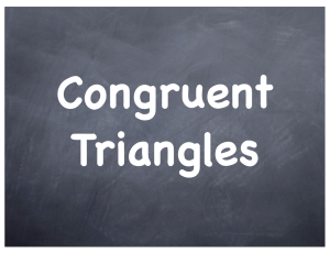 congruent triangles SSS and SAS