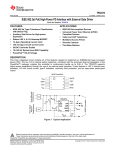 IEEE 802.3at PoE High-Power PD Interface with External Gate Driver