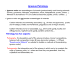 Igneous Petrology