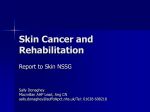 Skin cancer and rehabilitation