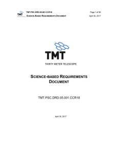 System Level # Requirements Document