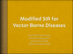 Modified SIR for Vector-Borne Diseases - AOS-HCI-2011