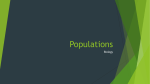 Populations
