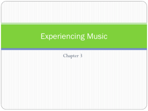 Experiencing Music