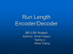 Run Length Encoder/Decoder