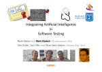 Integrating Artificial Intelligence in Software Testing