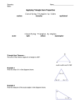 Classifying Triangles by Sides