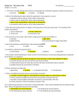 Ecology Test *Use Answer sheet TEST B Test Number: Chapter 3, 4