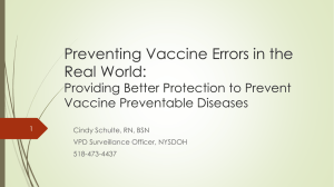 Vaccine Errors