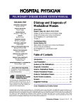 Etiology and Diagnosis of Mediastinal Masses