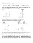 Identify the following trigonometric ratios