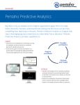 Pentaho Predictive Analytics