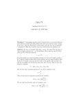 Quiz IV - U.I.U.C. Math