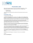 Proclamation Letter - Colon Cancer Alliance