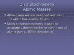 Chapter 3 - Stoichiometry