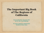 Big Book for California Regions