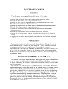 pancreatic cancer - NurseCe4Less.com
