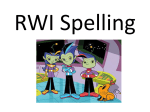 RWI Spelling KATY1