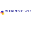 ANCIENT MESOPOTAMIA