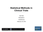 Clinical Trials A short course