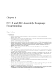 HC12 and S12 Assembly Language Programming