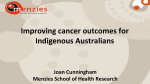 Improving cancer outcomes for Indigenous Australians