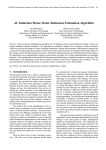 AC Induction Motor Stator Resistance Estimation Algorithm