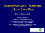 Chronic Low Back Pain: Differential Diagnosis