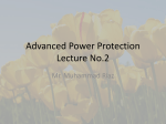 Advanced Power Protection Lecture No.2