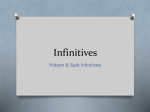 Hidden-Split-Infinitives