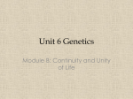 Unit 6 Genetics - centralmountainbiology