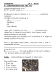 Inside Earth 5-1 worksheets 2013