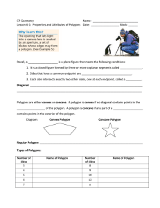 CP Geometry Name: Lesson 6-1: Properties and Attributes of