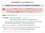 stat slides - probability distributions