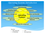 Operating Systems Introduction